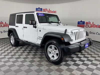 2017 Jeep Wrangler Unlimited Sport ***BLUE CERTIFIED***