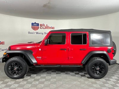 2018 Jeep Wrangler Unlimited Sport S ***BLUE CERTIFIED***