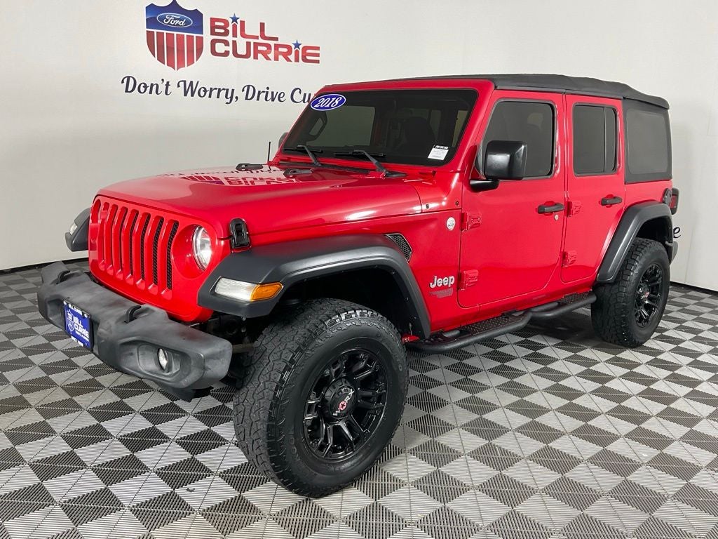 2018 Jeep Wrangler Unlimited Sport S ***BLUE CERTIFIED***