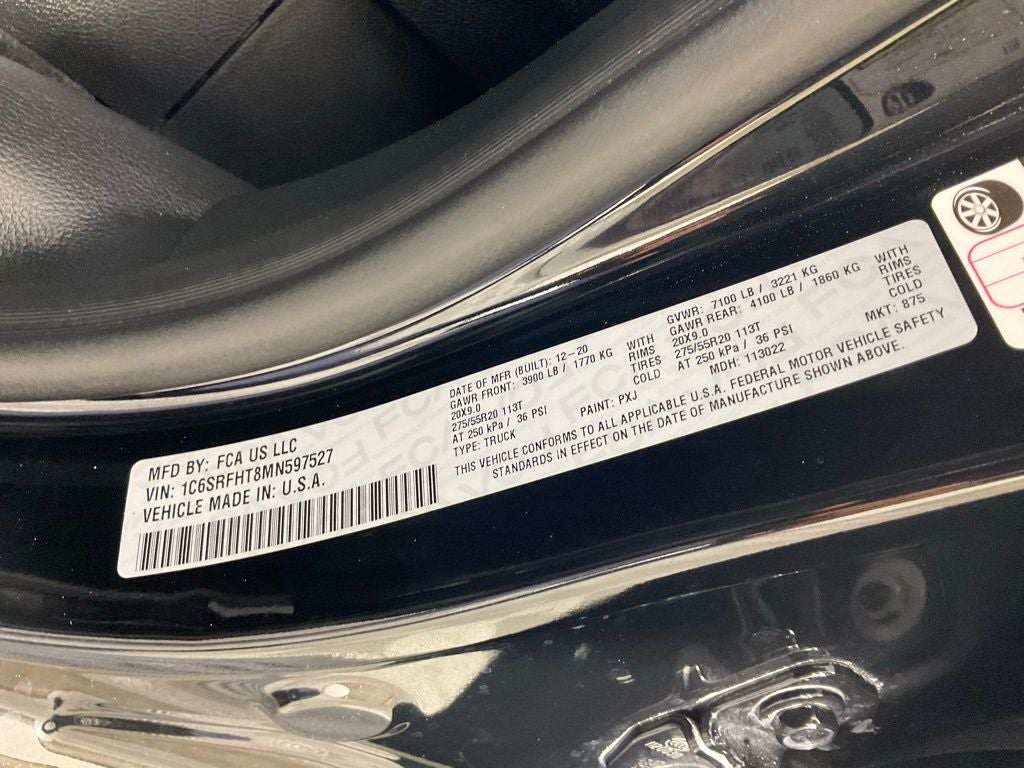 2021 RAM 1500 Limited ***BLUE CERTIFIED***