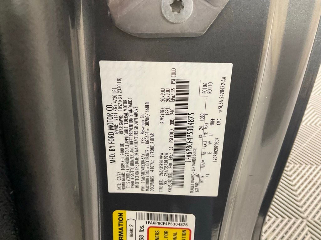 2023 Ford Mustang GT Premium ***GOLD CERTIFIED***