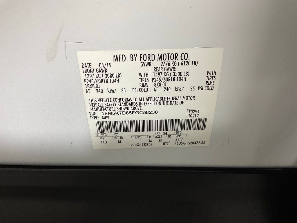 2015 Ford Explorer XLT ***PRE AUCTION SALE***