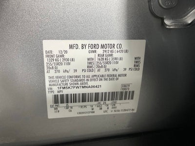 2021 Ford Explorer Limited ***BLUE CERTIFIED***