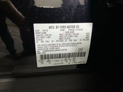 2022 Ford Explorer ST ***GOLD CERTIFIED***
