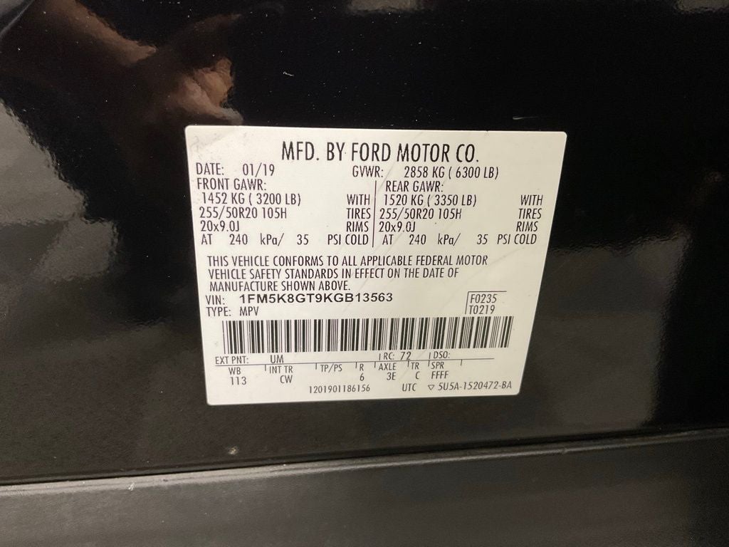 2019 Ford Explorer Sport ***BLUE CERTIFIED***