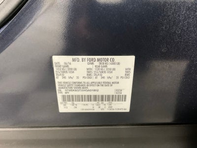 2017 Ford Explorer Sport ***BLUE CERTIFIED***