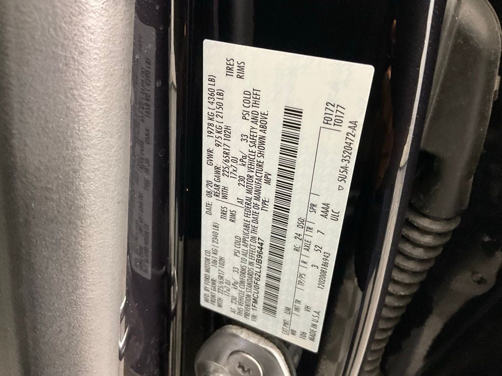 2020 Ford Escape S ***BLUE CERTIFIED***