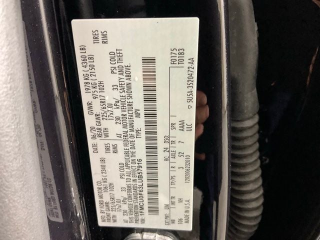 2020 Ford Escape S ***BLUE CERTIFIED***