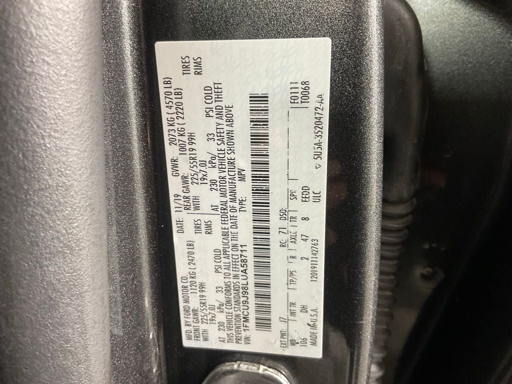 2020 Ford Escape Titanium ***BLUE CERTIFIED***