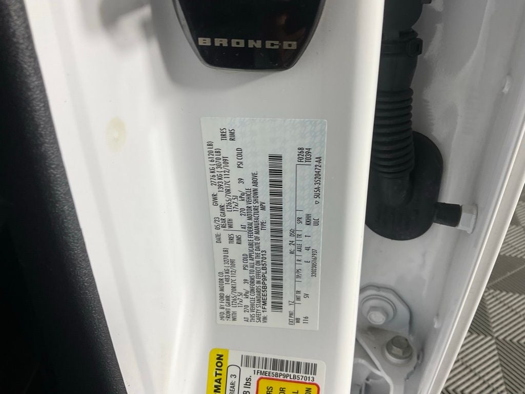 2023 Ford Bronco Black Diamond ***GOLD CERTIFIED***