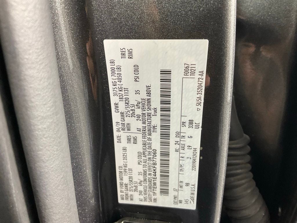 2019 Ford F-150 Platinum ***BLUE CERTIFIED***