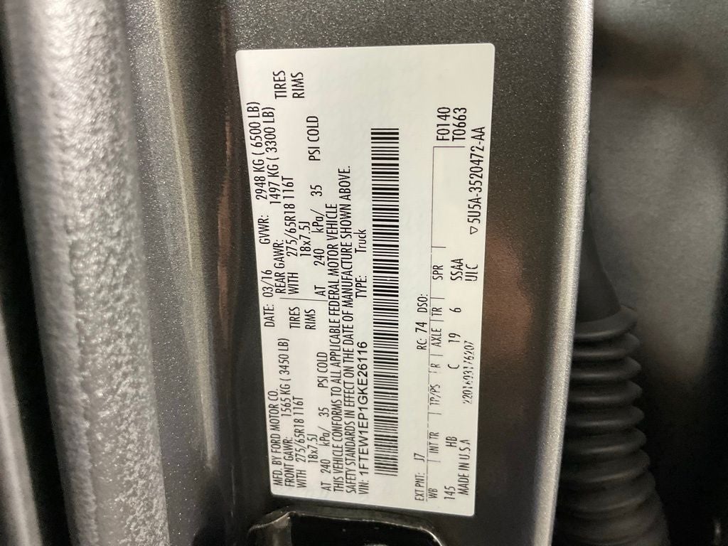 2016 Ford F-150 Lariat ***PRE AUCTION SALE***