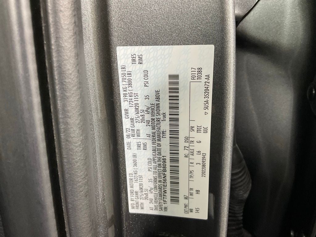 2022 Ford F-150 Lariat ***GOLD CERTIFIED***