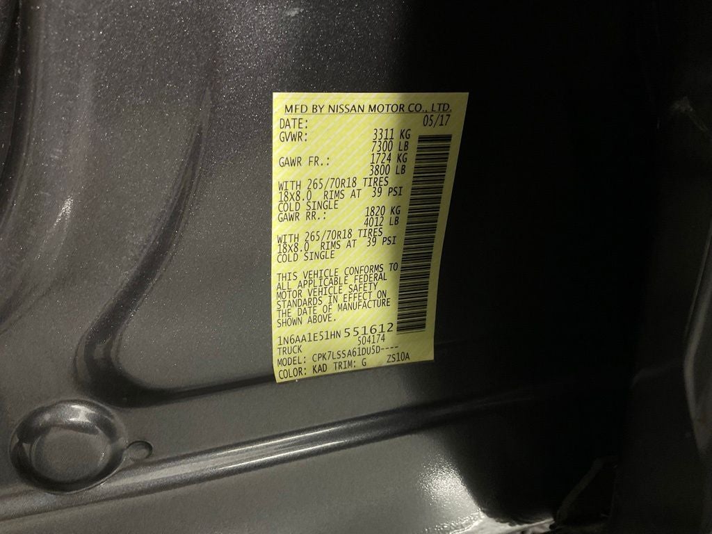 2017 Nissan Titan SV ***BLUE CERTIFIED***