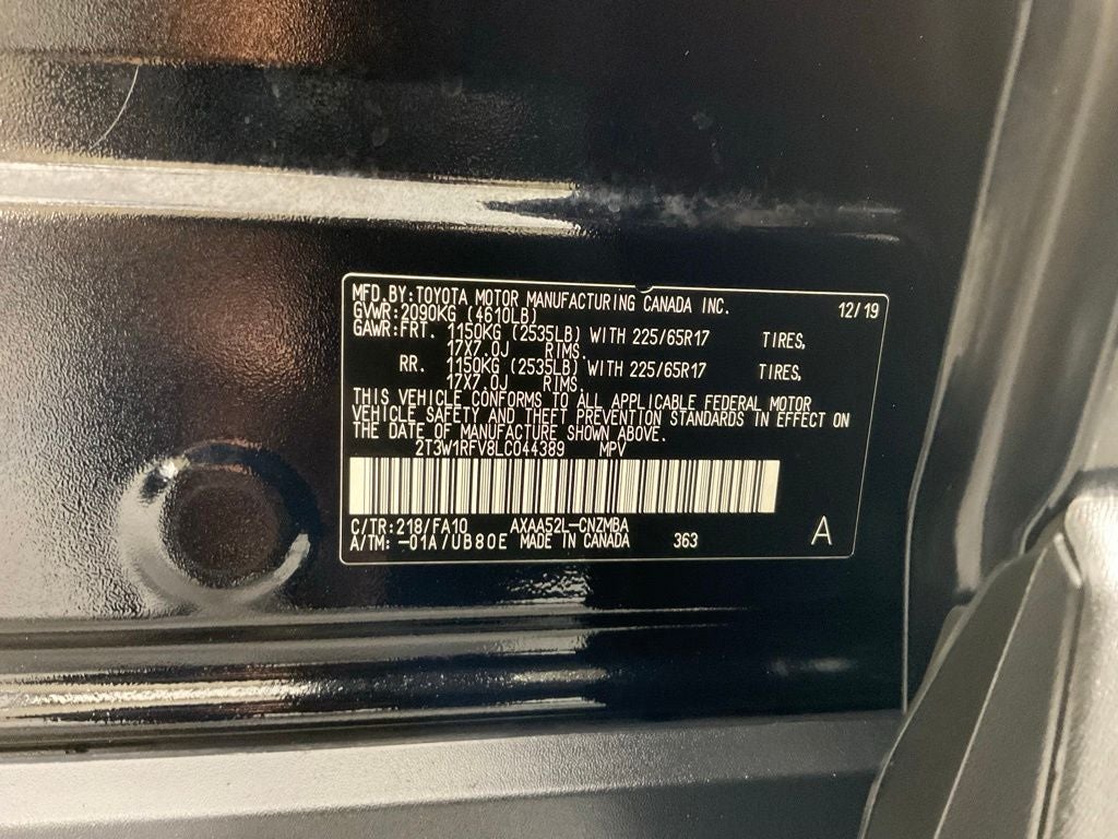 2020 Toyota RAV4 XLE ***BLUE CERTIFIED***