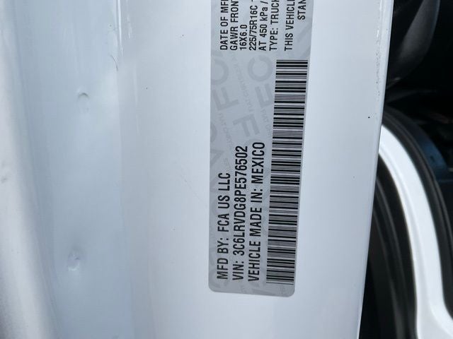 2023 RAM ProMaster 2500 High Roof ***BLUE CERTIFIED***