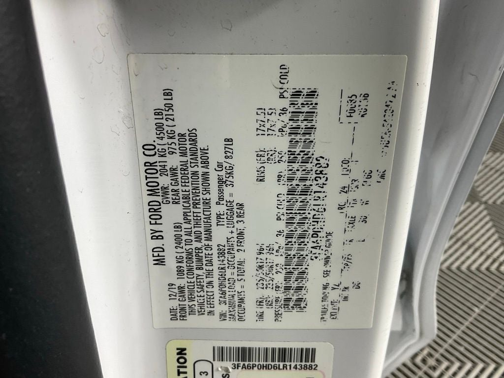 2020 Ford Fusion SE ***BLUE CERTIFIED***