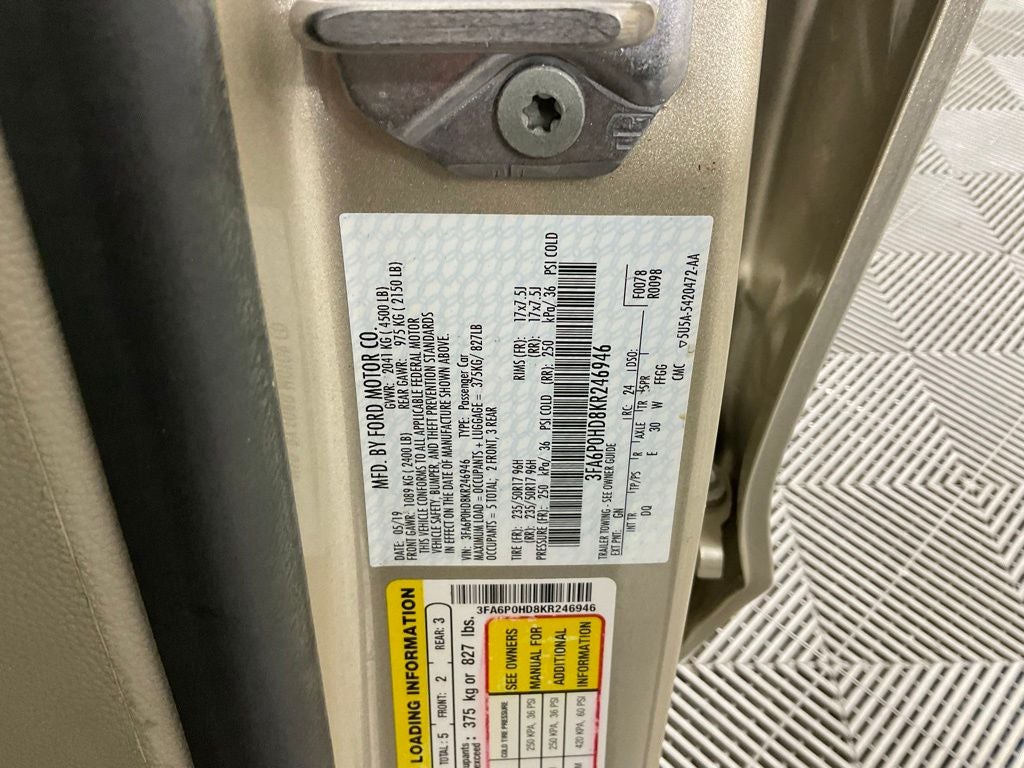 2019 Ford Fusion SE ***BLUE CERTIFIED***