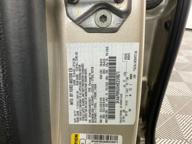 2017 Ford Fusion Hybrid Titanium ***BLUE CERTIFIED***