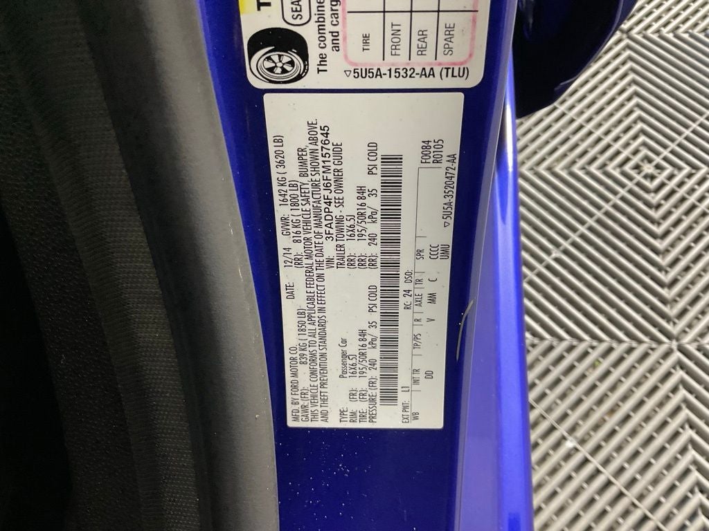 2015 Ford Fiesta Titanium ***PRE AUCTION SALE***