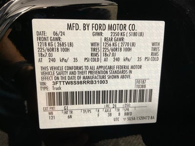 2024 Ford Maverick Lariat ***GOLD CERTIFIED***