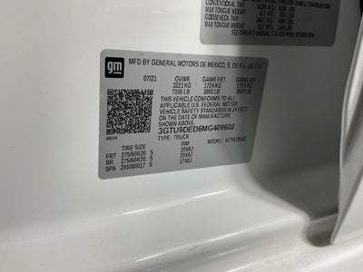 2021 GMC Sierra 1500 SLT ***BLUE CERTIFIED***