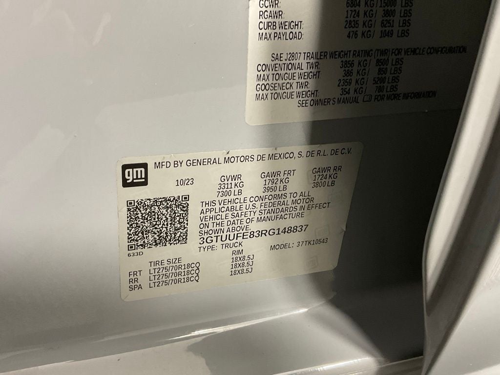 2024 GMC Sierra 1500 AT4X ***BLUE CERTIFIED***