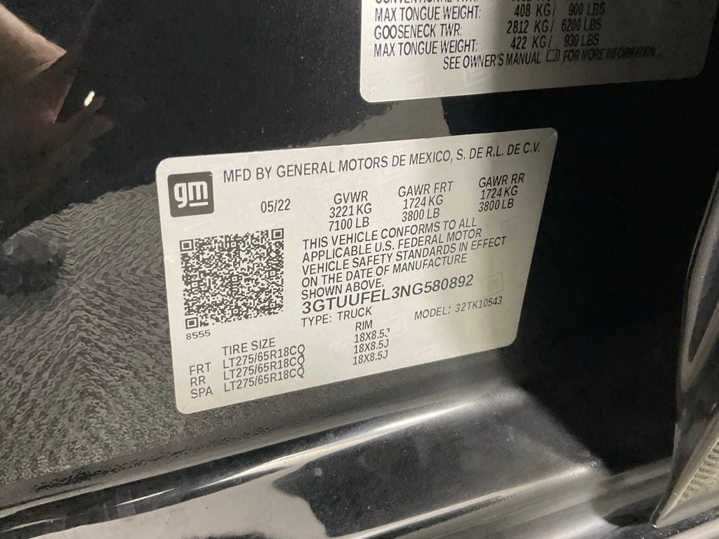 2022 GMC Sierra 1500 AT4X ***BLUE CERTIFIED***