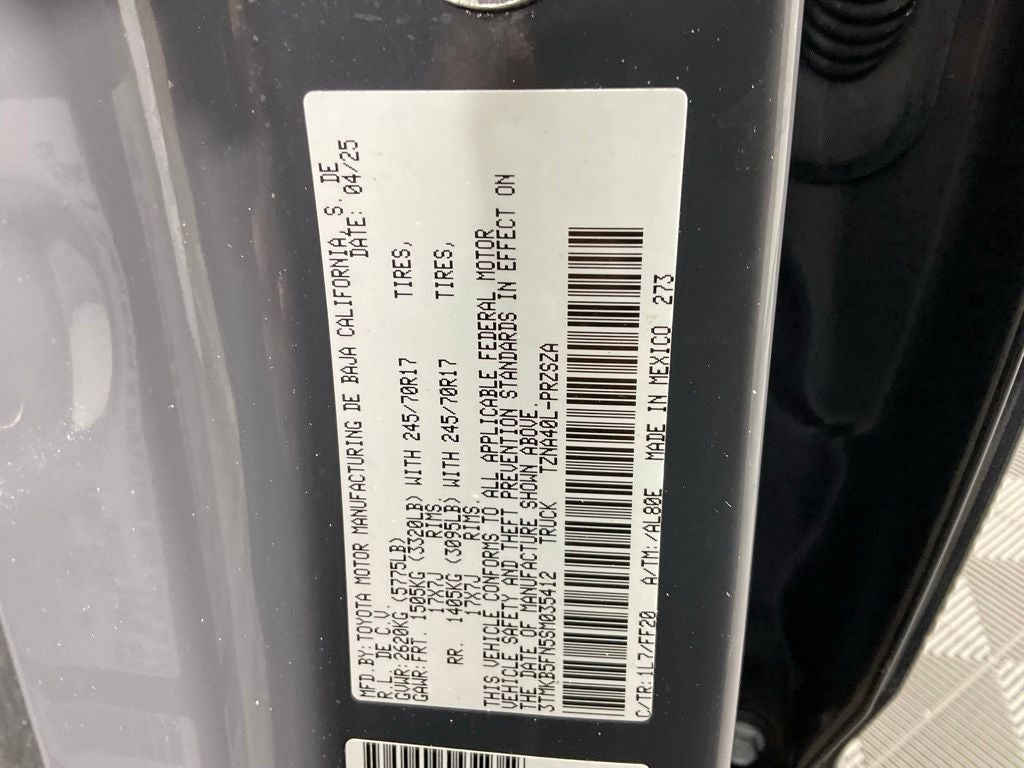 2025 Toyota Tacoma SR5 ***BLUE CERTIFIED***