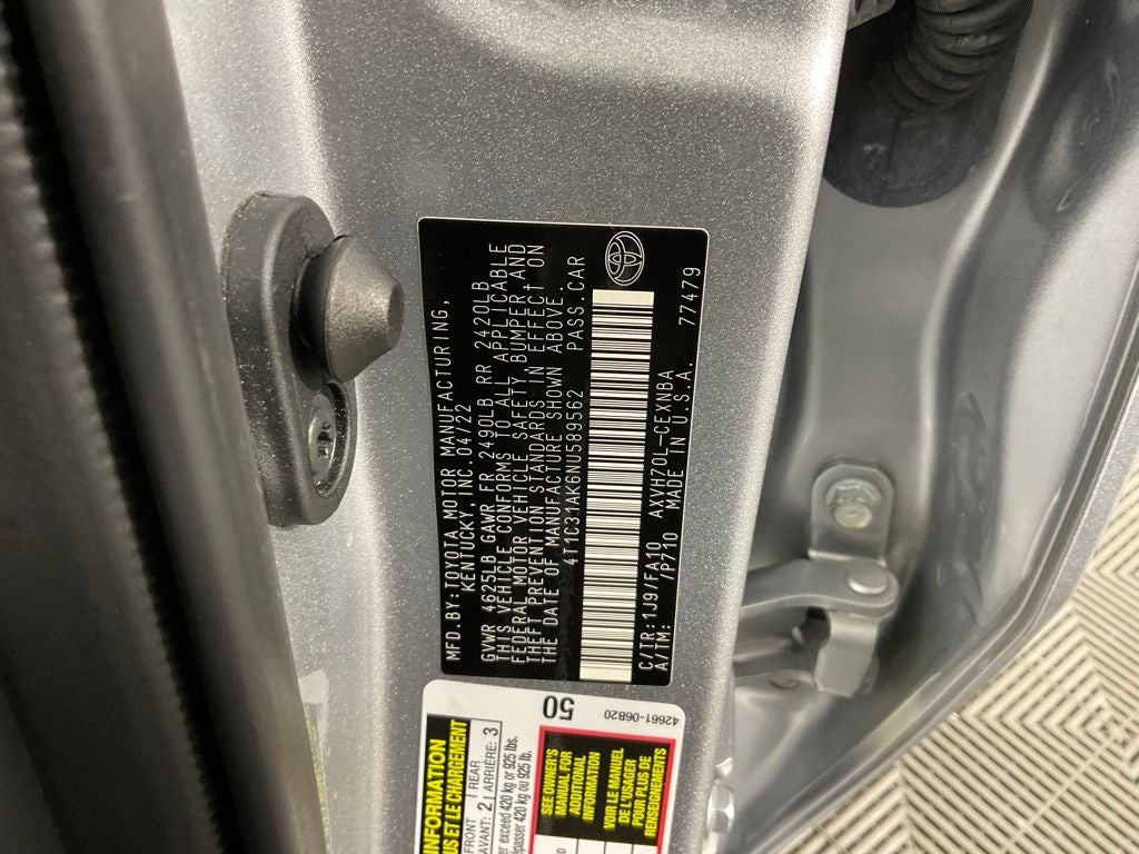 2022 Toyota Camry Hybrid LE ***BLUE CERTIFIED***