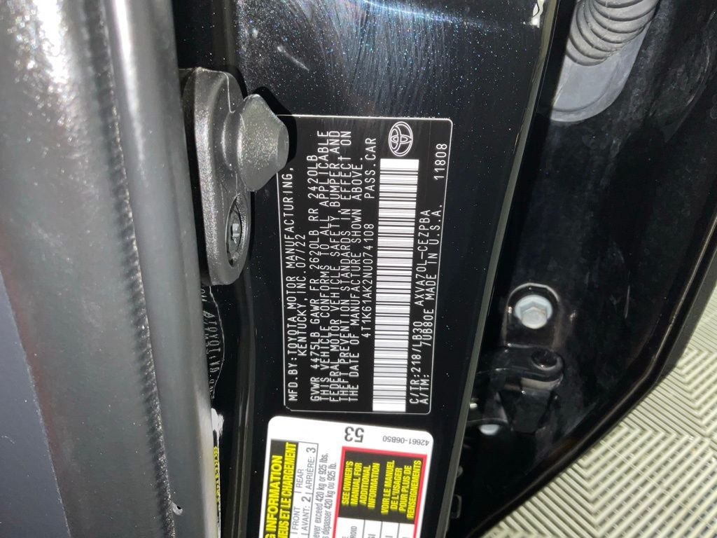 2022 Toyota Camry XSE ***BLUE CERTIFIED***