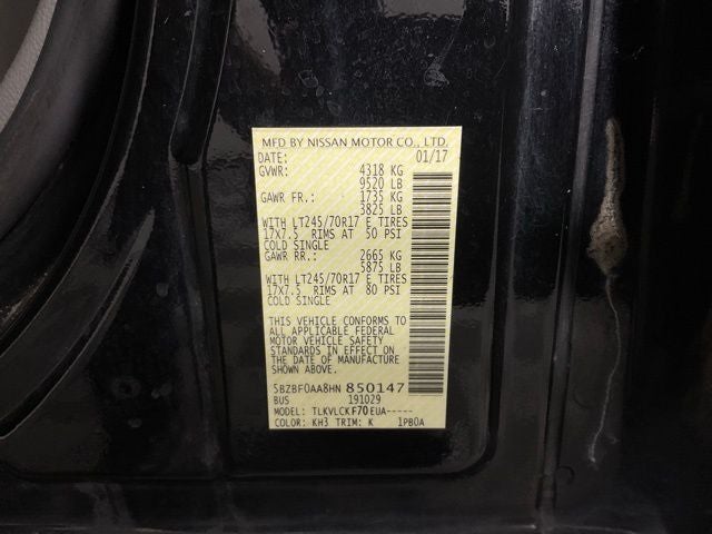 2017 Nissan NV Passenger S ***BLUE CERTIFIED***