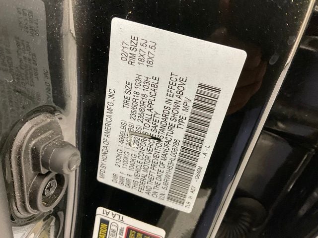 2017 Honda CR-V EX ***PRE AUCTION SALE***