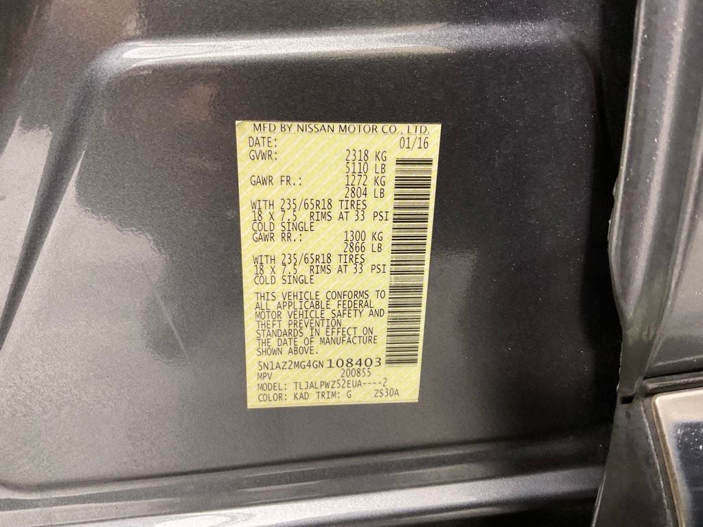 2016 Nissan Murano S ***PRE AUCTION SALE***