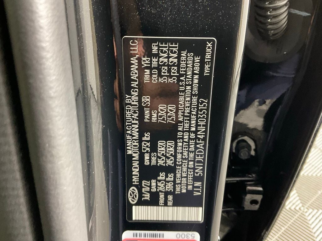 2022 Hyundai Santa Cruz Limited ***BLUE CERTIFIED***