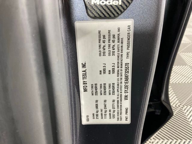 2019 Tesla Model 3 Long Range ***PRE AUCTION SALE***