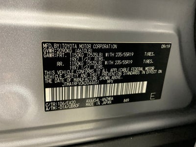 2019 Toyota RAV4 XLE Premium ***BLUE CERTIFIED***