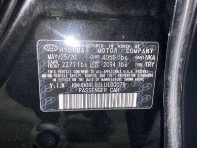 2020 Hyundai Elantra Sport ***BLUE CERTIFIED***