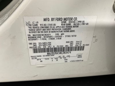 2019 Ford EcoSport SE ***BLUE CERTIFIED***