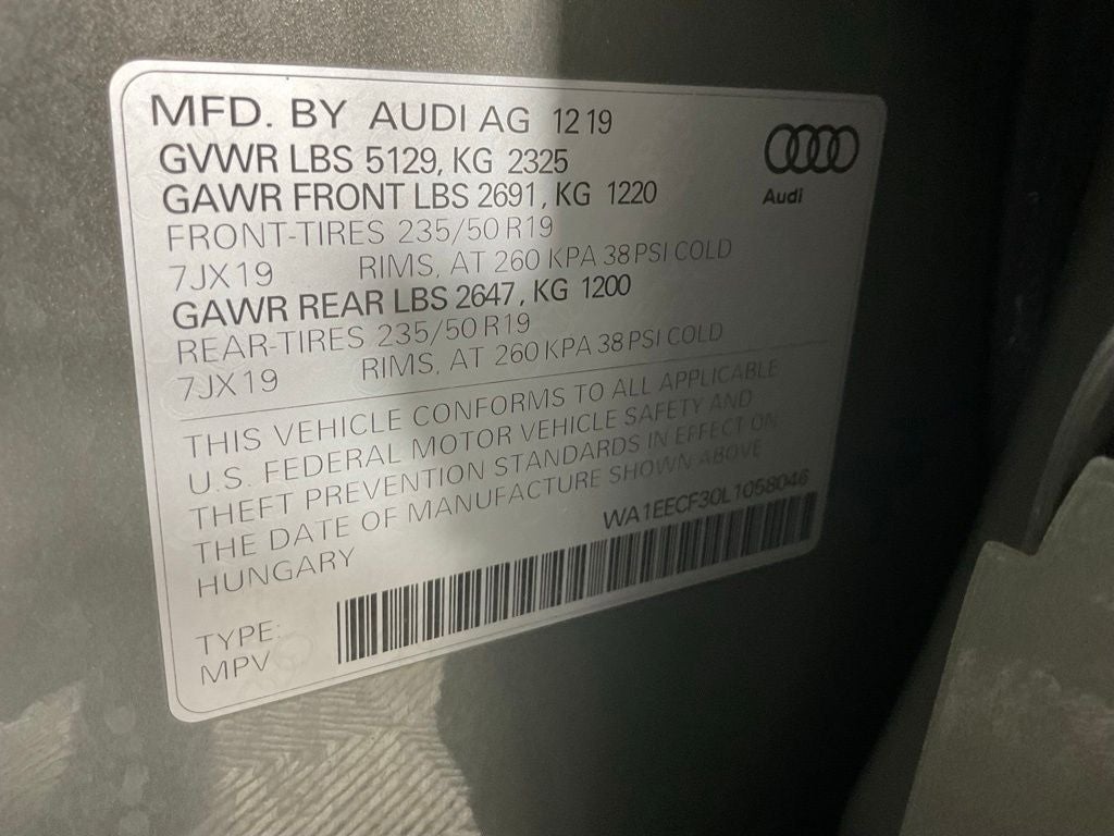 2020 Audi Q3 Premium Plus S line***BLUE CERTIFIED*** quattro