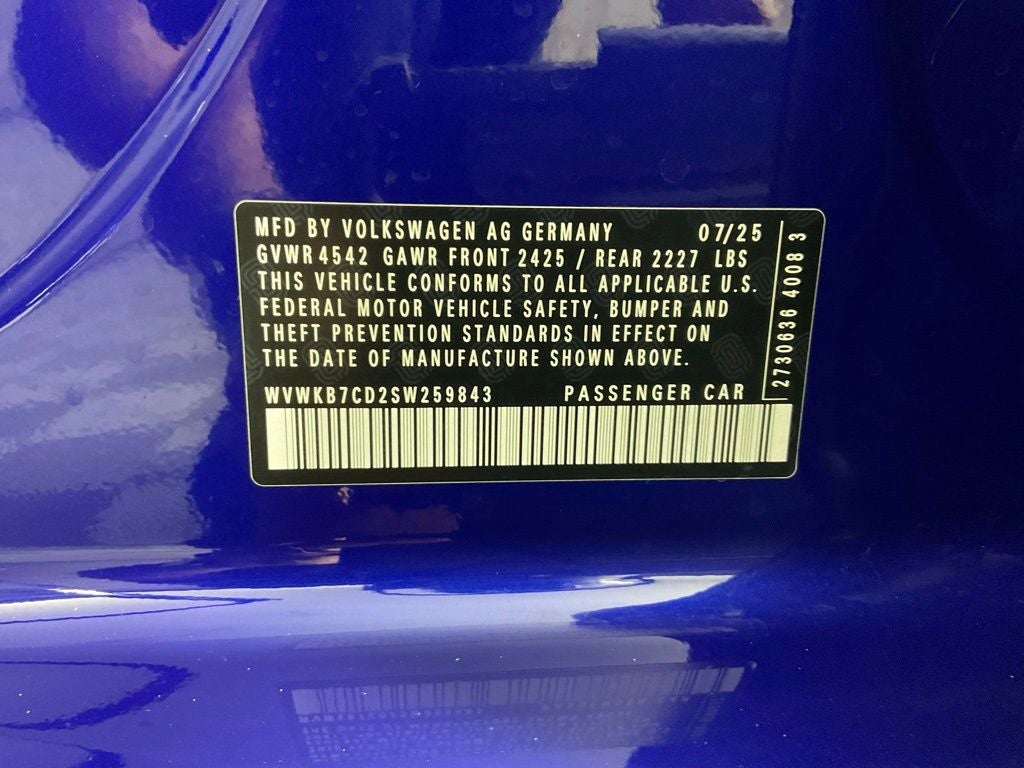 2025 Volkswagen Golf R 2.0T ***BLUE CERTIFIED***