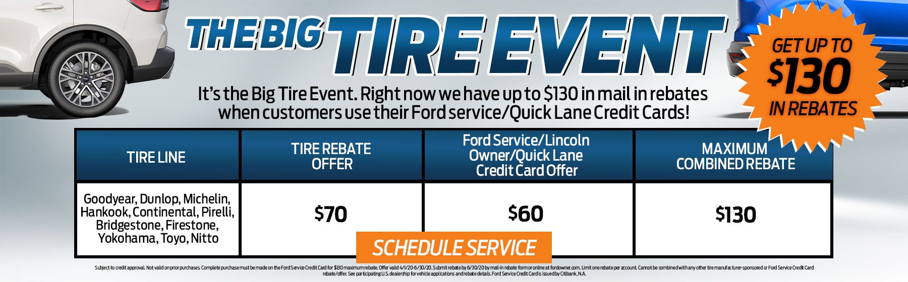 The Big Tire Event in Tampa, FL at Bill Currie Ford 