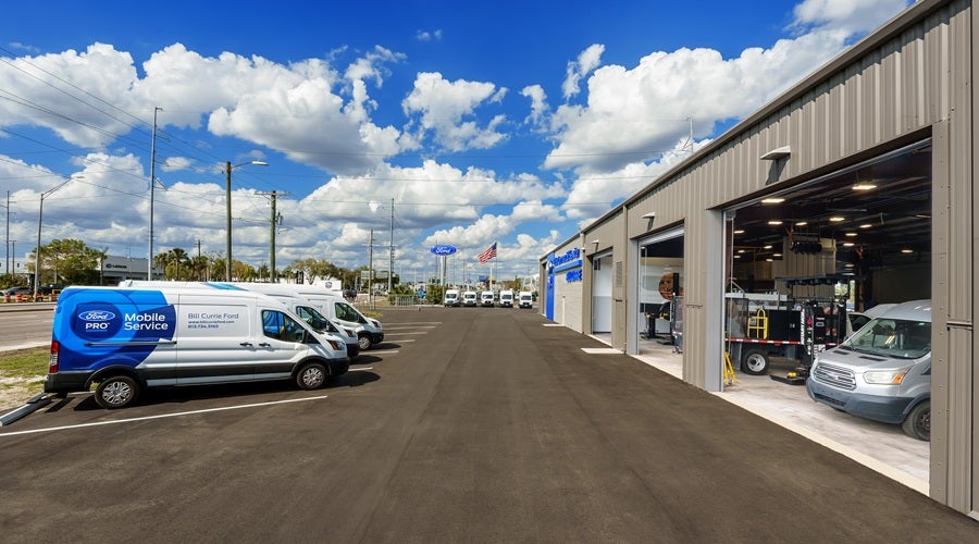 Service Bay Exterior