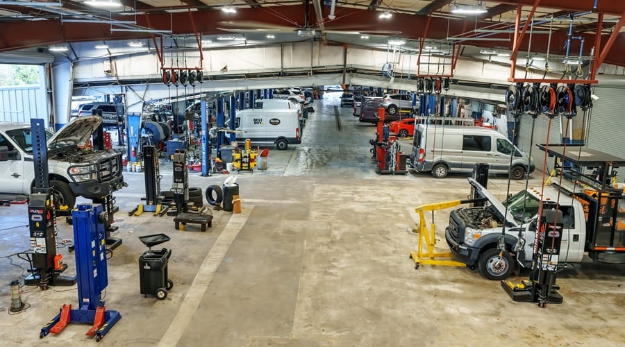 Service Bay Interior