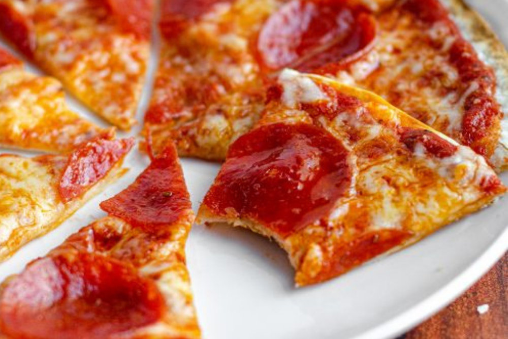 Big Storm Brewery pizza and snacks